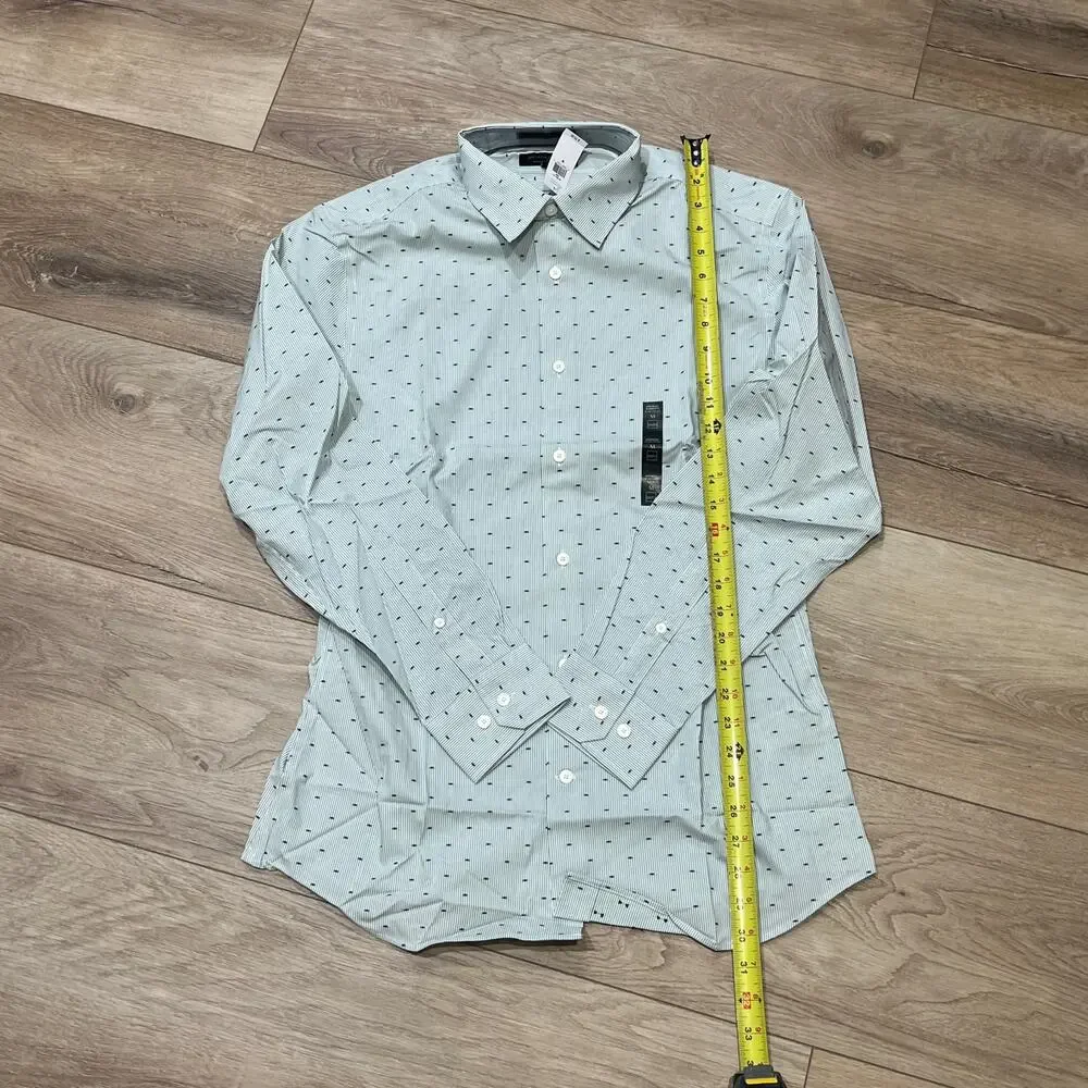 BANANA REPUBLIC Men's Athletic-Fit Dress Shirt Size M